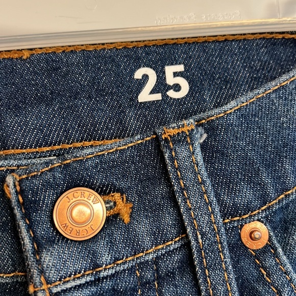 J. Crew Raw Hem Demi Boot Crop Jeans- 25 - Picture 6 of 9